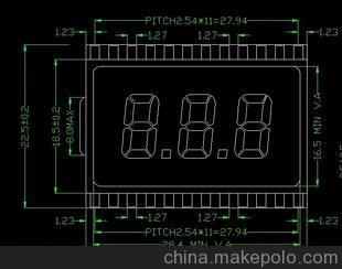 3位8段碼LCD液晶屏 詳解與深圳市盛光顯科技產品應用